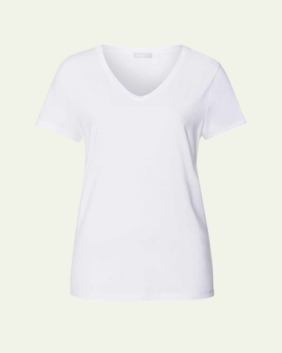 V-Neck Sleep and Lounge Cotton T-Shirt